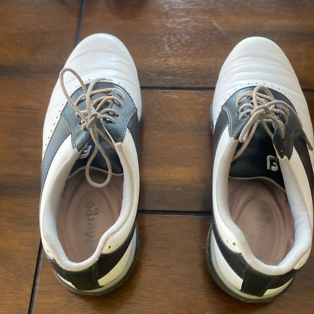 Ladies Black & White FOOTJOY Golf shoes